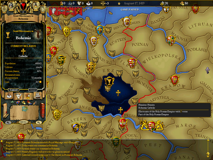 For The Glory: A Europa Universalis Game screenshot 1