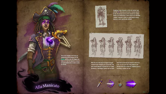 #6. Shadow Gambit: The Cursed Crew - Artbook & Strategy Guide (GOG) โดย: Hooded Horse