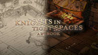 Купить ключ дешево Knights in Tight Spaces. Artbook