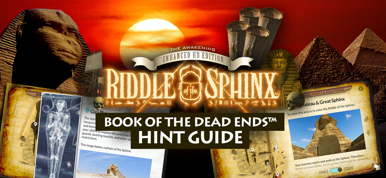 Riddle Of The Sphinx™ Book Of The Dead Ends™ In-Game Hint Guide