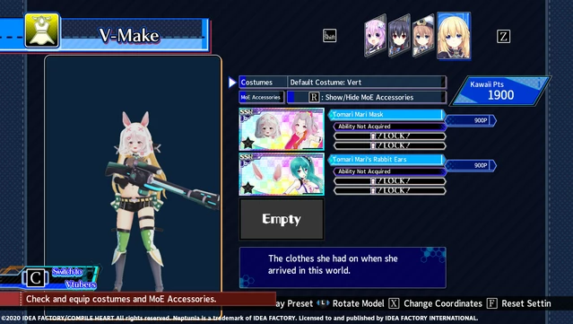 #5. Neptunia Virtual Stars - Tomari Mari Pack (GOG) 由: Idea Factory International