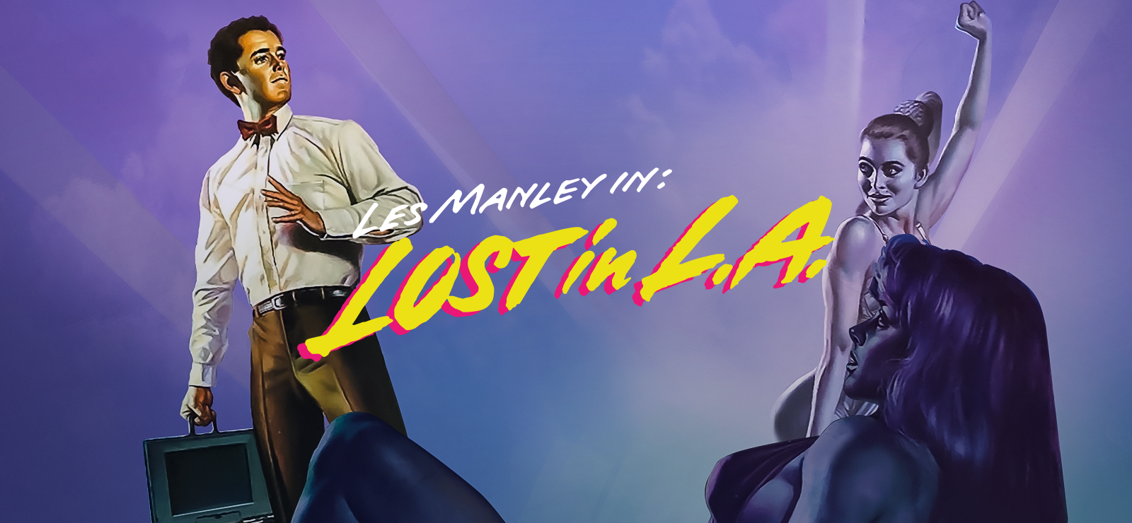 Les Manley in: Lost in LA banner
