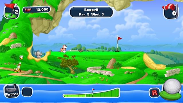 Worms Crazy Golf on