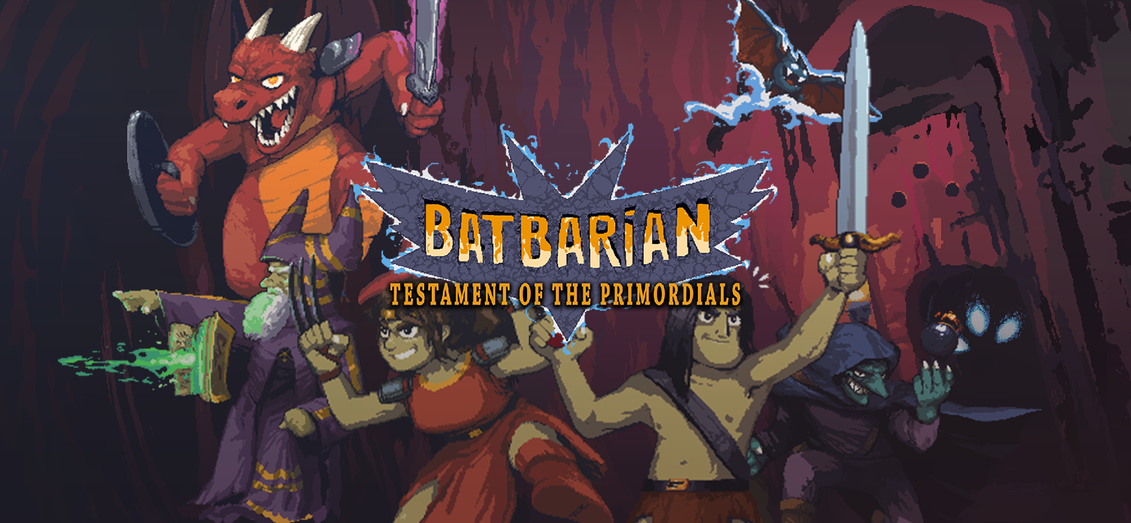 Batbarian: Testament of the Primordials banner