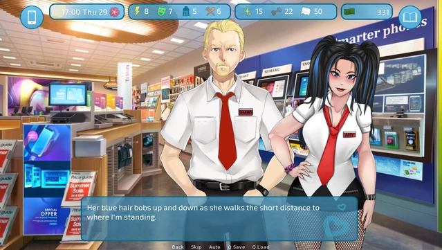 #10. Love and Sex: Second Base - For A Fistful Of Waifu (GOG) โดย: Andrealphus Games