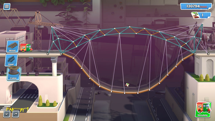 Bridge Constructor Studio Xbox gameplay screenshot 2 of 5