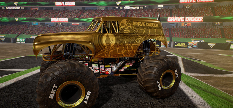 Monster Jam Steel Titans - Gold Truck Bundle - image 3