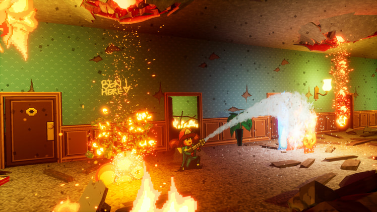 Firegirl: Hack 'n Splash Rescue DX screenshot 3
