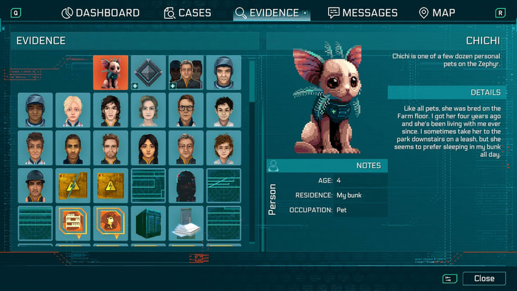 Between Horizons – A Sci-Fi Detective Adventure Nintendo Switch gameplay screenshot 2 of 10