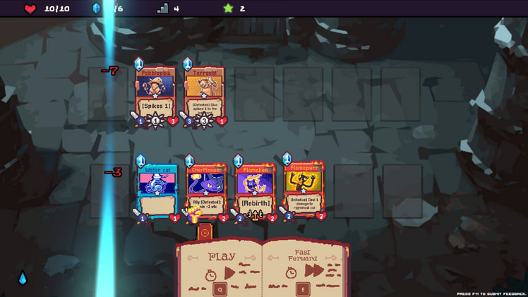 Spellcats: Auto Card Tactics screenshot 1