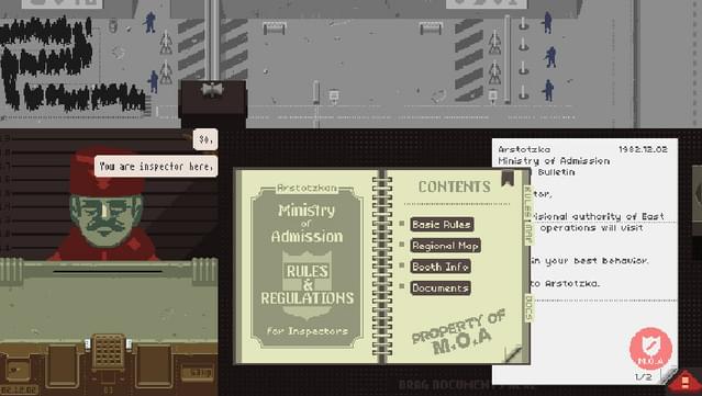 Papers, Please Review: Glory to Arstotzka!