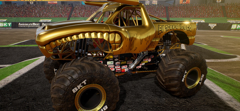 Monster Jam Steel Titans - Gold Truck Bundle - image 2