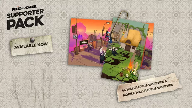#9. Felix The Reaper - Supporter Pack (GOG) Bởi: Daedalic Entertainment
