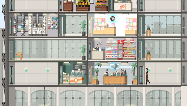 #7. Project Highrise: Miami Malls (GOG) Bởi: Kasedo Games