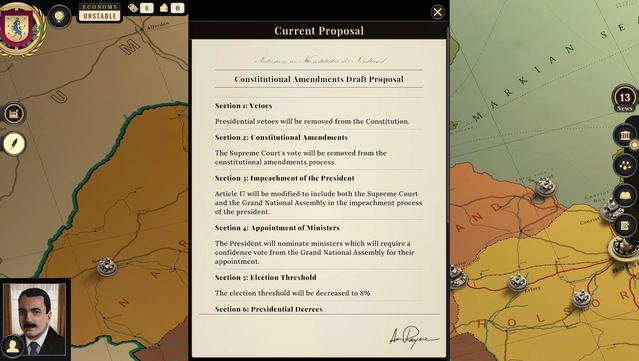 #9. Suzerain - Supporter Edition (GOG) Podle: Torpor Games