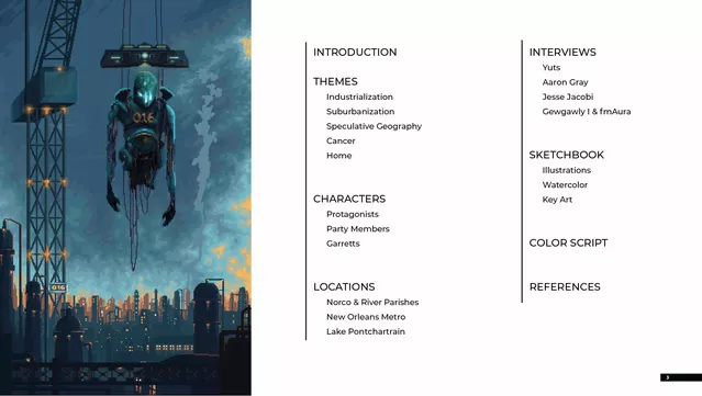 #6. The Art of NORCO (GOG) 由: Raw Fury