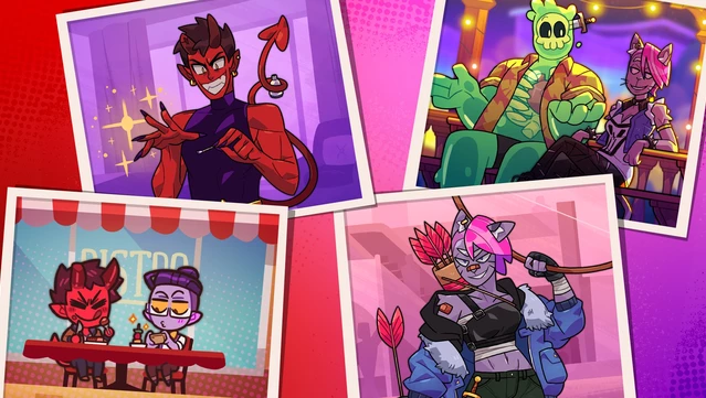 #6. Monster Con - Damien & Valerie (Playable Character Pack) (GOG) By: Beautiful Glitch