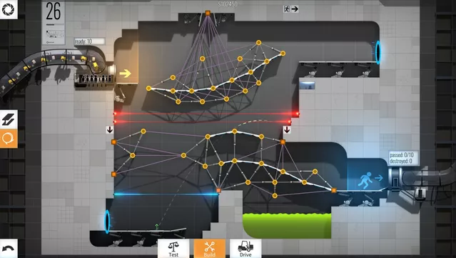 #7. Bridge Constructor Portal (GOG) โดย: Headup