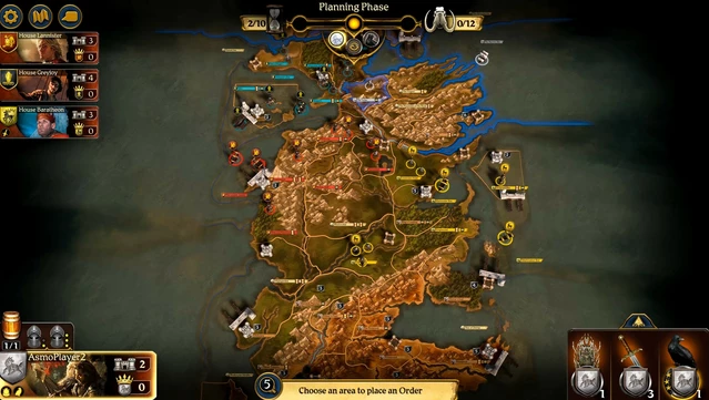 #7. A Game of Thrones: The Board Game (GOG) โดย: Twin Sails Interactive