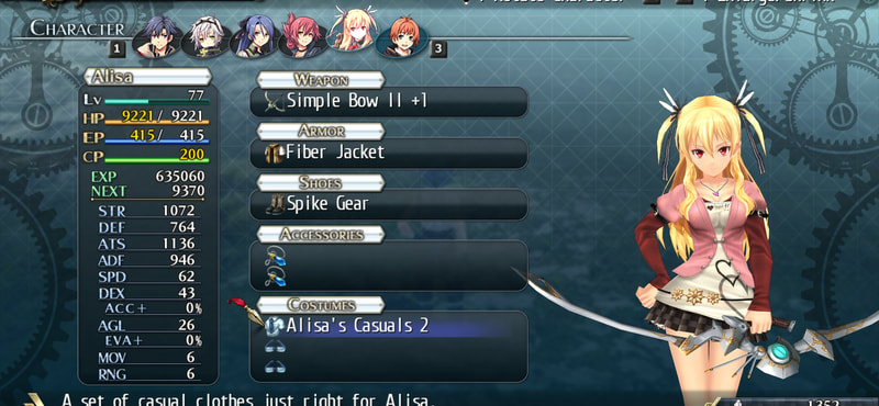 The Legend of Heroes: Trails of Cold Steel II - All Casual Clothes — image 5
