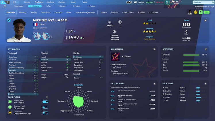 Tennis Manager 25 screenshot 1