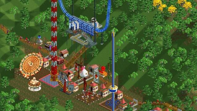 RollerCoaster Tycoon 2  (PC) [2002] Gameplay 