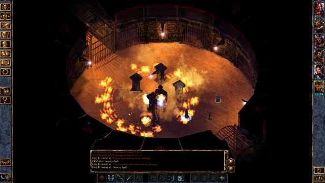 are all of the spells in the baldurs gate enhanced edition manual in the game