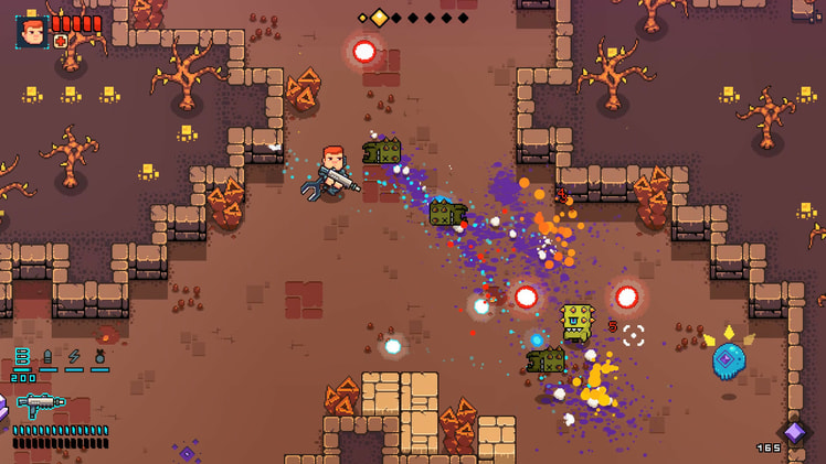 Space Robinson: Hardcore Roguelike Action screenshot 1