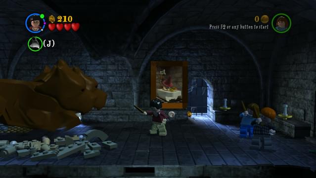 Jogue LEGO Harry Potter - anos 1-4 (EUA), um jogo de Harry potter