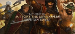 Battle Brothers - Support the Developers and Southern Banner banner