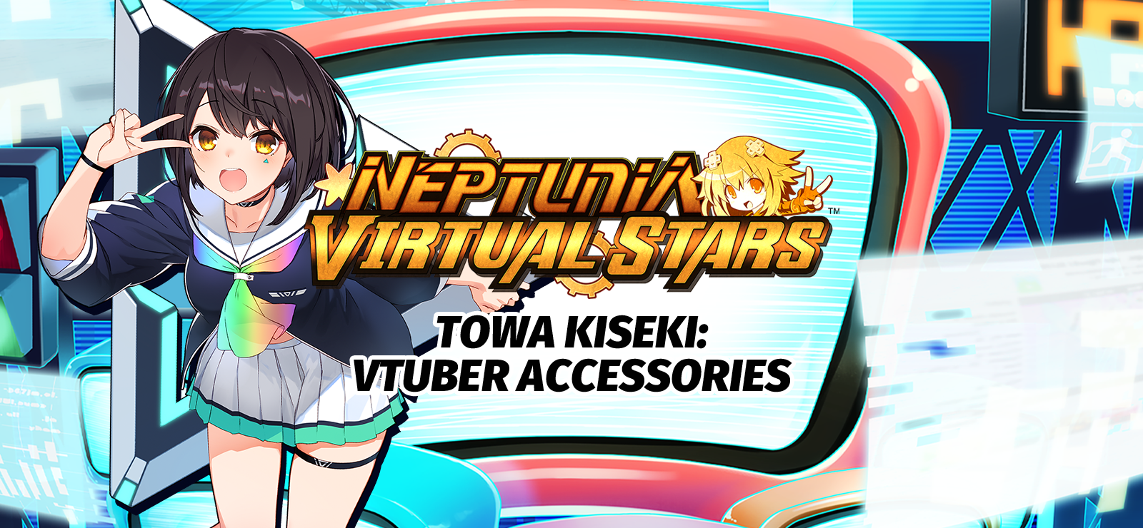 Neptunia Virtual Stars - Towa Kiseki - Vtuber Accessories
