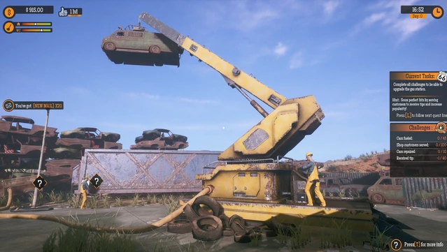#9. Gas Station Simulator - Car Junkyard DLC (GOG) 由: DRAGO entertainment