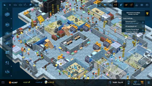 #9. Megaquarium: Deep Freeze - Deluxe Expansion (GOG) Por: Twice Circled