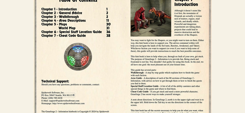 The Geneforge 2 Hintbook & Extras - image 3