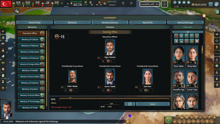 Realpolitiks 3: Earth and Beyond screenshot 3