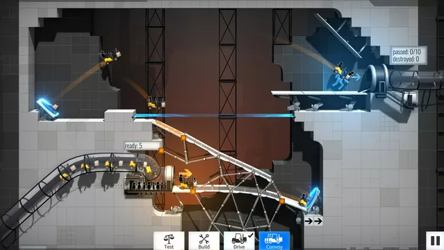 #5. Bridge Constructor Portal (GOG) โดย: Headup