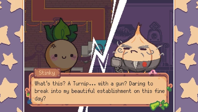 #8. Turnip Boy Robs a Bank (GOG) 由: Graffiti Games