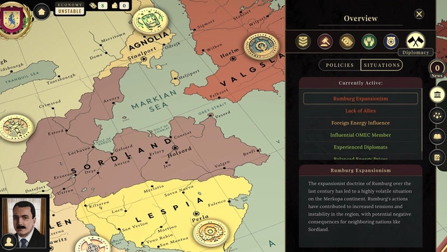 #8. Suzerain - Supporter Edition (GOG) Podle: Torpor Games