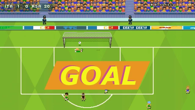 #8. Super Arcade Football (GOG) By: OutOfTheBit Ltd