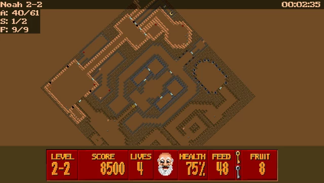 #8. Super 3-D Noah's Ark (GOG) De: Piko Interactive