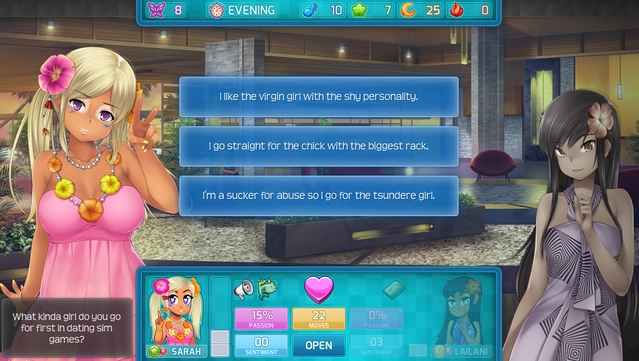 #10. HuniePop 2: Double Date UNRATED (GOG) By: HuniePot