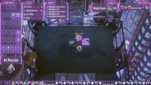 #8. Neon Noodles - Cyberpunk Kitchen Automation (GOG) Ved: Vivid Helix