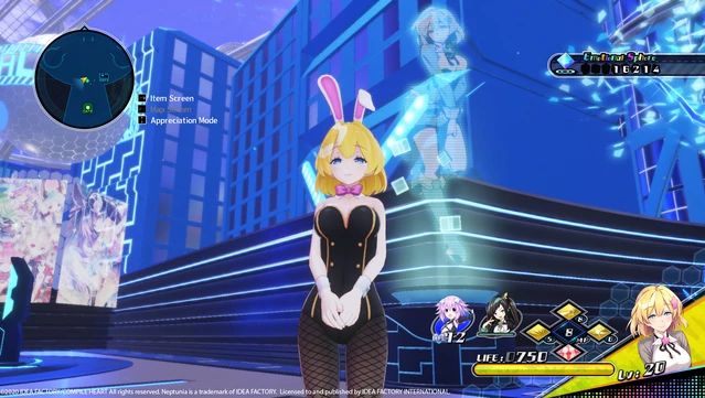 #4. Neptunia Virtual Stars - Bunny Outfit: V-Idol Set (GOG) By: Idea Factory International