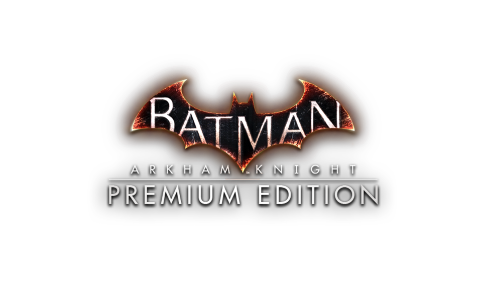 Batman: Arkham Knight Premium Edition. Batman: Arkham Knight Premium Edition лого. Batman premium edition