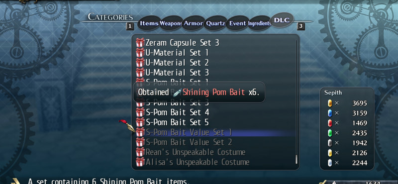 The Legend of Heroes: Trails of Cold Steel II - Shining Pom Bait Value Set 1 — image 2