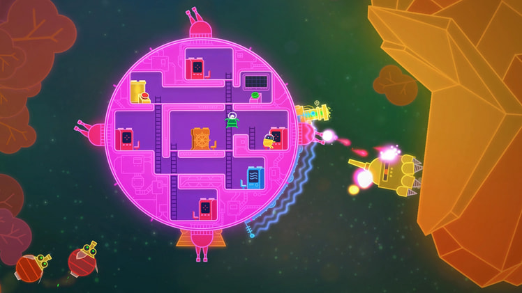 Lovers in a Dangerous Spacetime screenshot 1