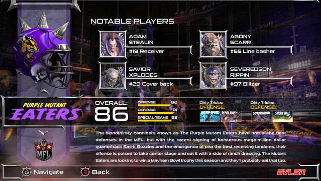 #9. Mutant Football League: Dynasty Edition - Purple Oil Pack (GOG) بواسطة: Digital Dreams Entertainment Inc.