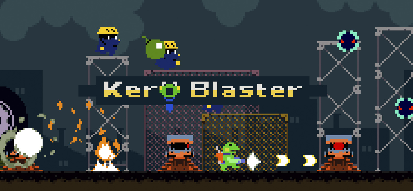 Kero Blaster Indie Games GIF - Kero Blaster Indie Games Run And