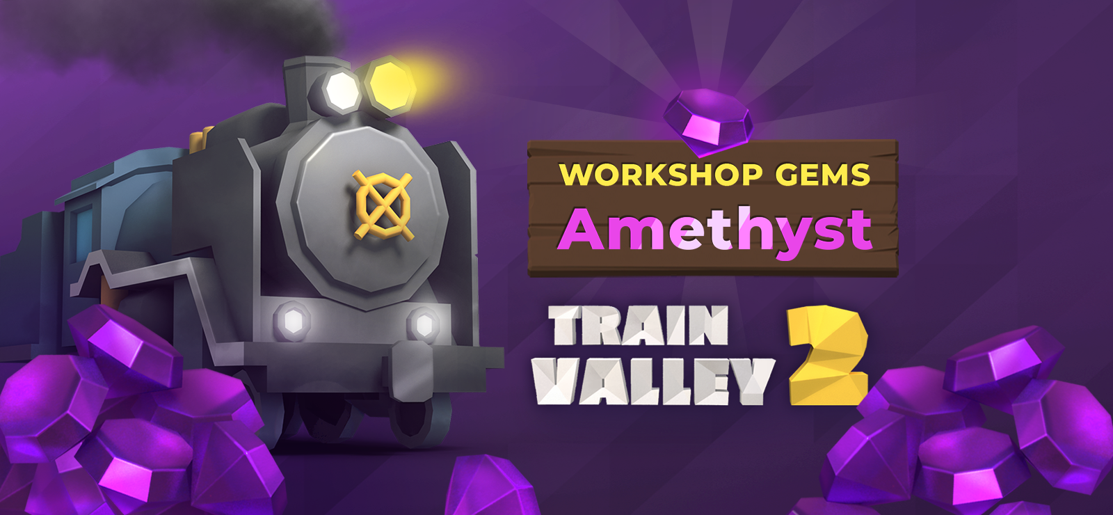 Train Valley 2: Workshop Gems - Amethyst
