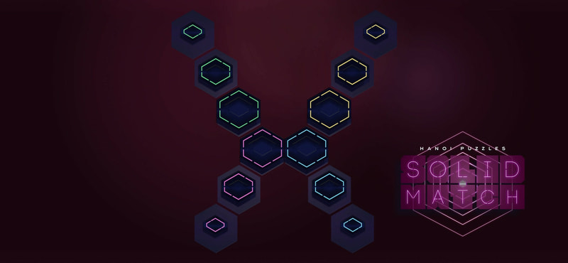 Hanoi Puzzles: Solid Match - Wallpapers - image 1